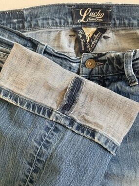 Y2K Lucky Brand by Gene Montesan Medium Wash Blue Selvedge Denim Jeans